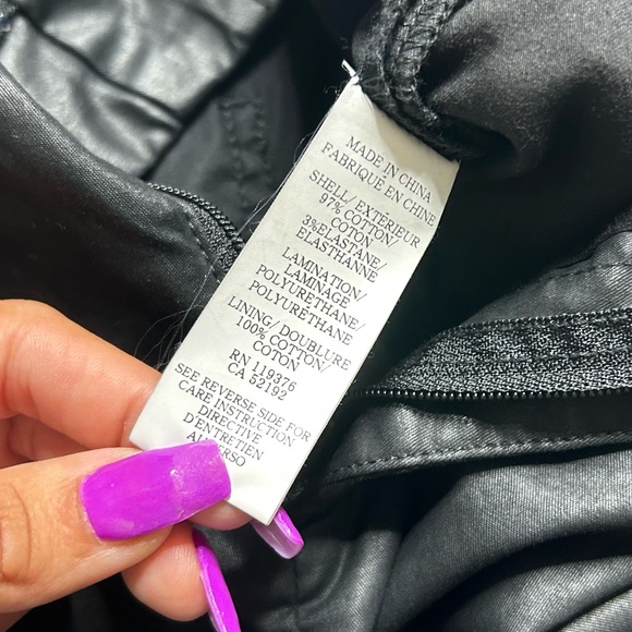 Helmut Lang Tappered Abrade Coating Pants Size 0 - Picture 5 of 7